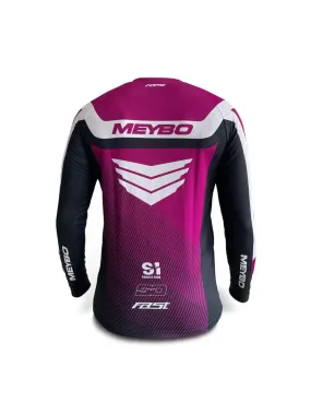 Meybo Race Jersey V6 SlimFit Purple/White